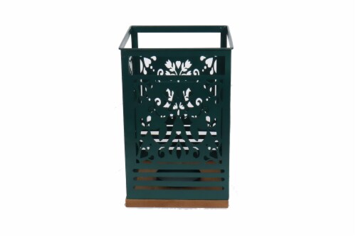 HD Designs Iron Lantern - Green Perspective: front