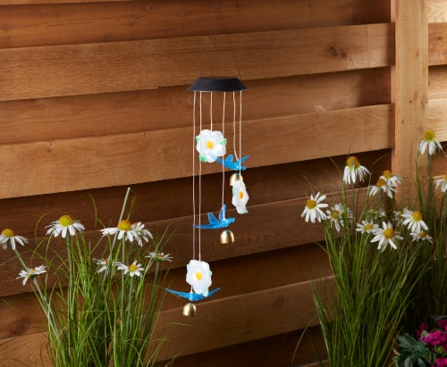 HD Designs Outdoors Dragonfly Mobile with Bells Perspective: front