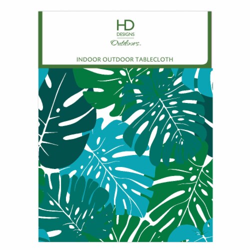 HD Designs Outdoors™ Peva Leaf Tablecloth Perspective: front