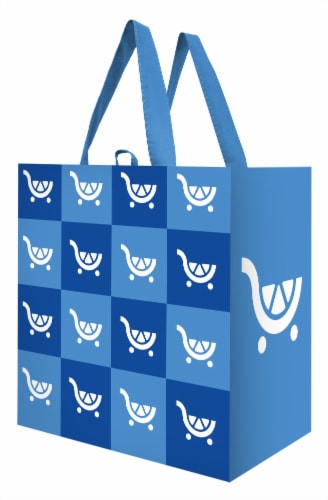 Earthwise Kroger® MB Grid Reusable Bag Perspective: front