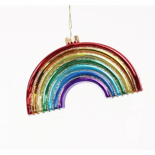 Holiday Home Rainbow Ornament Perspective: front