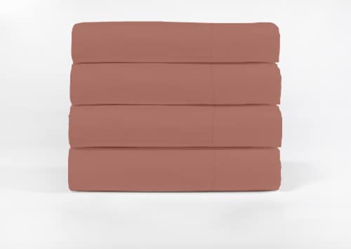 HD Designs Linen Sheet Set - Pink Perspective: front