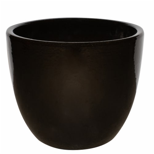 HD Designs Outdoors Color Planter - Black Perspective: front