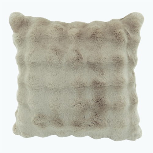 HD Designs Faux Fur Decor Pillow Tan 24 x 24 Fred Meyer