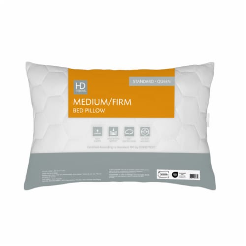 HD Designs® Medium/Firm Jumbo Pillow Perspective: front