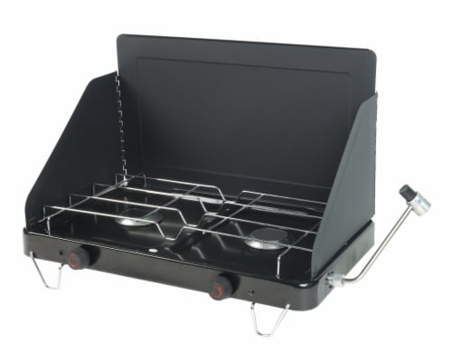 Glacier's Edge Two Burner Camping Stove Perspective: front