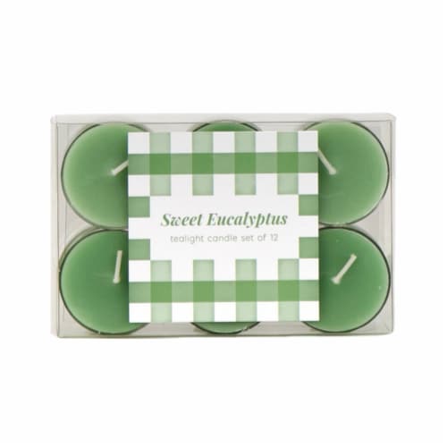 Silkcraft Tea Lights Sweet Eucalystus Perspective: front
