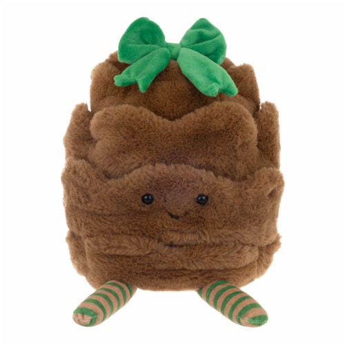 Holiday Home Pinecone Character Plush Perspective: front