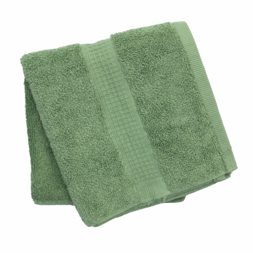 HD Signature Hand Towel - Dark Ivy Perspective: front