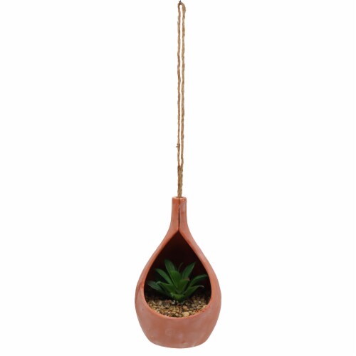 HD Designs Ceramic Hanging Succulent Planter Perspective: front
