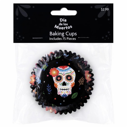 Holiday Home Day Of The Dead Standard Baking Cups Perspective: front