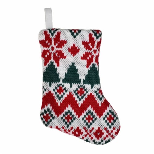 Holiday Home Mini Stocking - Fairaisle Perspective: front