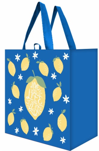 Spring Summer Zest Nebulas Bag - Blue Perspective: front