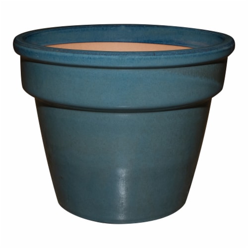 HD Designs Outdoors Nola Planter - Teal Perspective: front