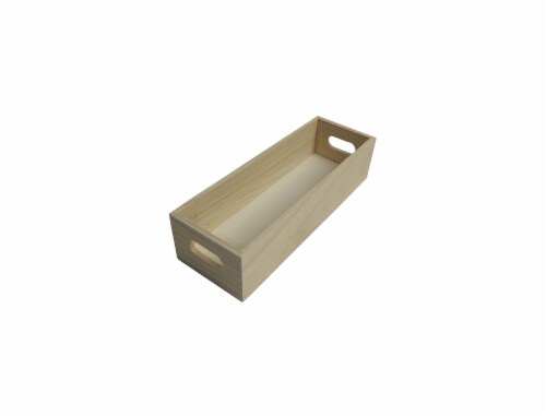 HD Designs Wood Basket Perspective: front