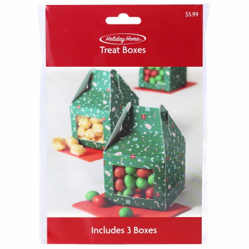Holiday Home Treat Box Perspective: front