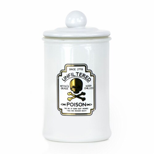 Holiday Home Halloween Apothecary Candle Unfiltered Poison Perspective: front