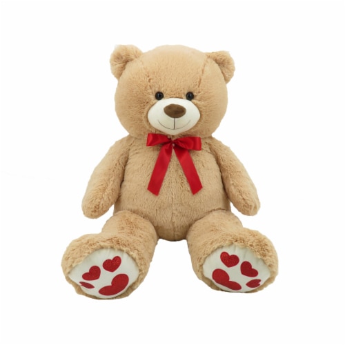 Holiday Home Jumbo Plush Bear - Beige Perspective: front