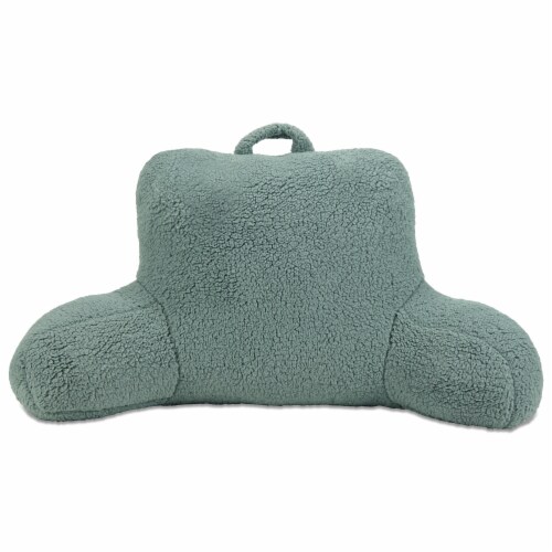 HD Designs Sherpa Bed Rest - Gray Perspective: front