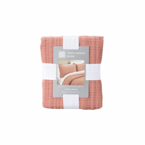 HD Designs® Tripleweave Sham - Pink Perspective: front