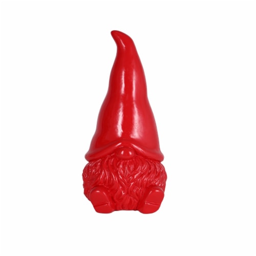 HD Outdoors Ceramic Gnome - Red Perspective: front