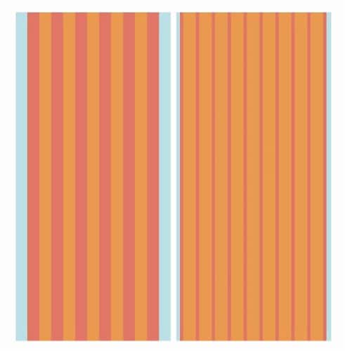 Everyday Living® Sunny Side Up Striped Beach Towel Perspective: front