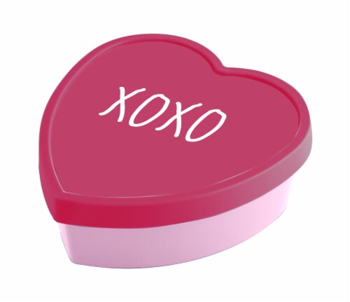 Holiday Home Valentine's Day Heart Cookie Box Perspective: front