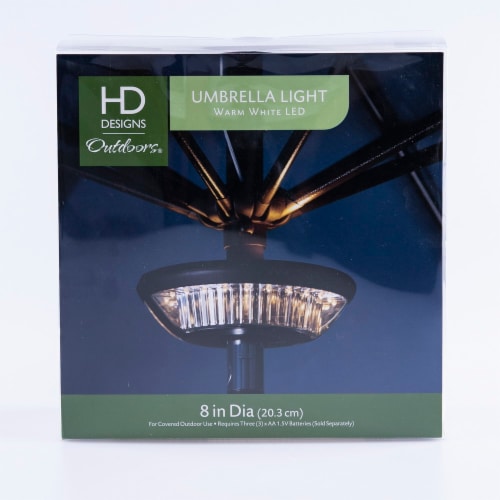 HD Designs Outdoor Umbrella Light Perspective: front