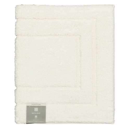 Mohawk Home Bath Rug - White Perspective: front