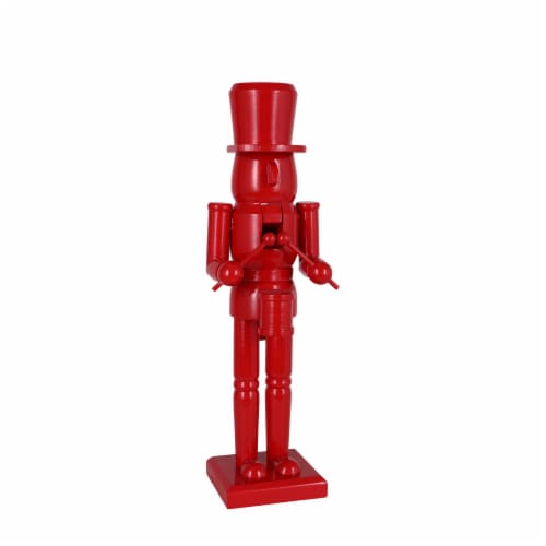 Holiday Home 14" Nutcracker Christmas Decor - Red Perspective: front
