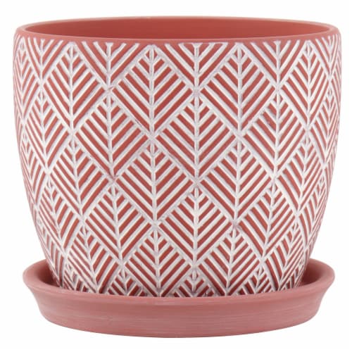 HD Designs Nolita Planter - Terra Rouge Perspective: front