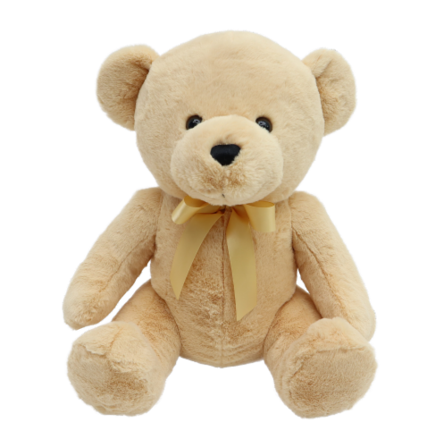 Holiday Home Brown Plush Teddy Bear Perspective: front