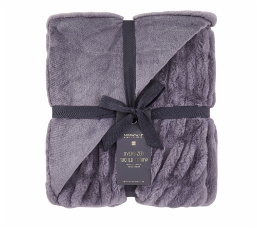 Modavari® Home Fashions Oversized Ruched Throw Perspective: front