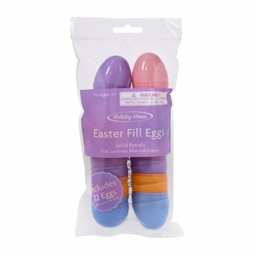 Holiday Home Easter Solid Warm Pastel Fill Eggs Perspective: front