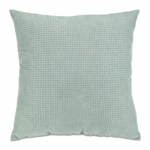 White Diamond Pattern Hand Woven 18x18 Cotton Decorative Throw Pillow with  Hand Tied Tassels - Foreside Home & Garden