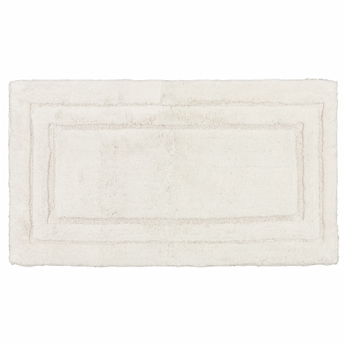 Mohawk Home Modavari Turkish Bath Rug - BRIGHT WHITE Perspective: front