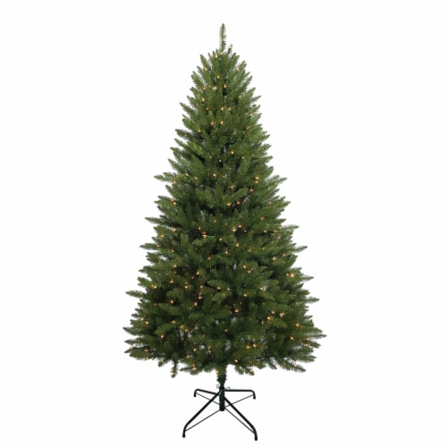 Holiday Home 7' Dumont Fir Tree Christmas Decor - Instant Light Perspective: front