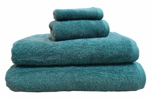 HD Designs Antimicrobial Hand Towel - Teal Perspective: front