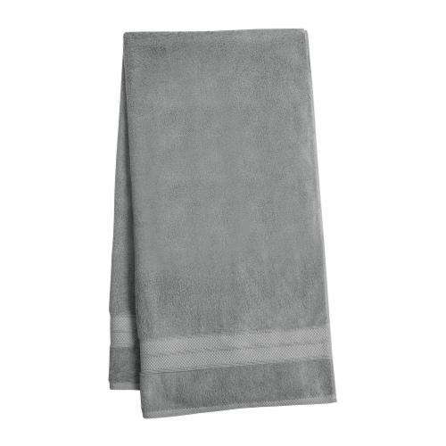 Modavari Turkish Bath Towel - Light Gray Perspective: front