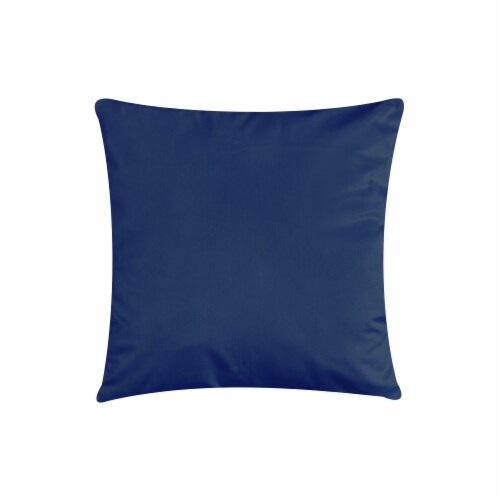 Everyday Living Velvet Decor Pillow - Blue Perspective: front