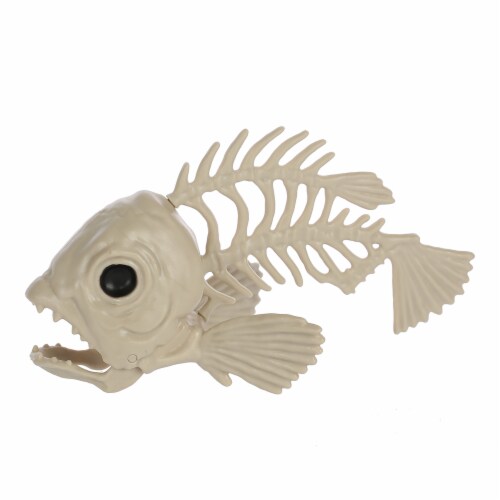 Holiday Home Skeleton Fish Decoration Perspective: front