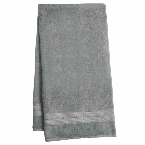 Modavari Turkish Bath Sheet - Light Gray Perspective: front
