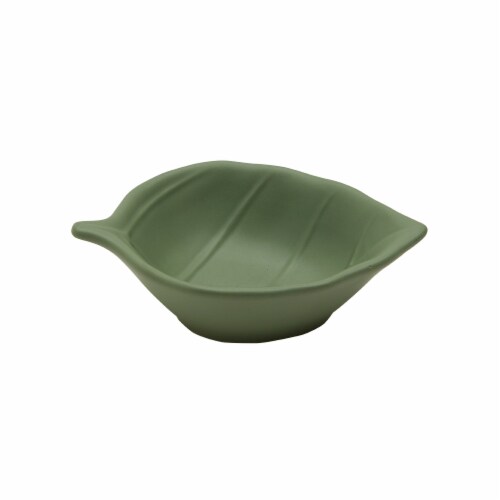 SDS for HD Designs Leaf Tidbit Bowl - Loden Forest Perspective: front