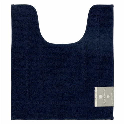 HD Designs Mohawk Home Countour Bath Rug - Medieval Blue Perspective: front