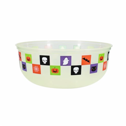 Holiday Home Glow in the Dark Halloween Treat Bowl Perspective: front