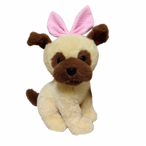 Holiday Home Dog with Bunny Ears - Beige Perspective: front