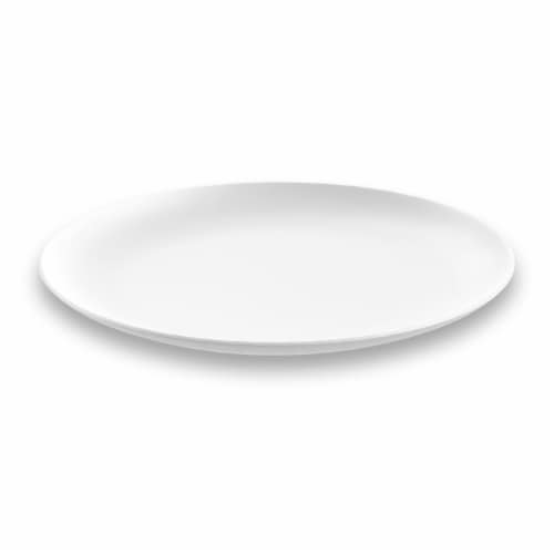 Everyday Living Poly Pro Platter - White Perspective: front