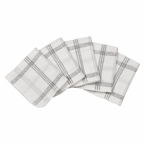 Everyday Living Scouring Dish Cloth - Multi Grey Perspective: front
