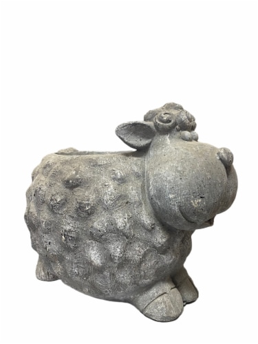 HD Designs Outdoors Concrete Sheep Planter Perspective: front