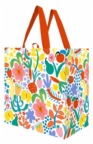 Earthwise Exploring Fun Reusable Tote Bag Perspective: front